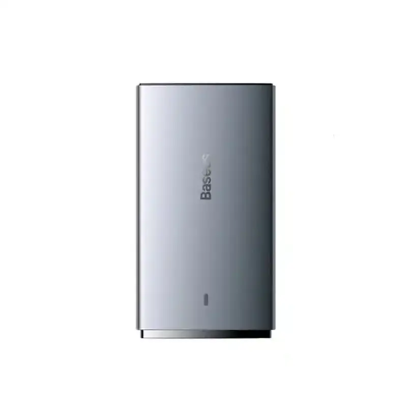 شارژر دیواری دو پورت باسئوس مدل GaN5 Pro Ultra Slim توان 65 وات (همراه کابل)